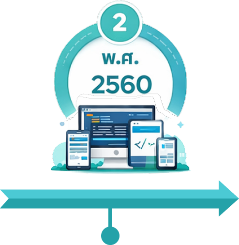 พ.ศ. 2560 — พัฒนา Web Application ให้องค์กรมหาชน มากกว่า 20 โครงการ
