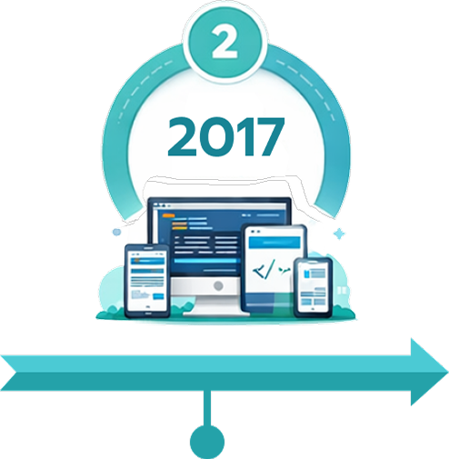 2017 — Web application development for public organizations, more than 20 projects